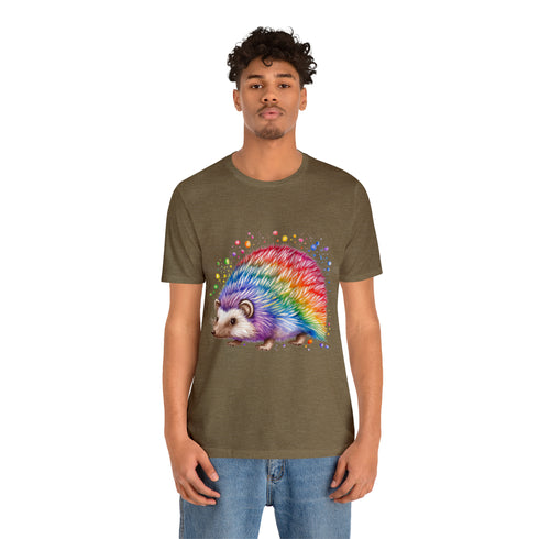 Rainbow Hedgehog - Short Sleeve Tee